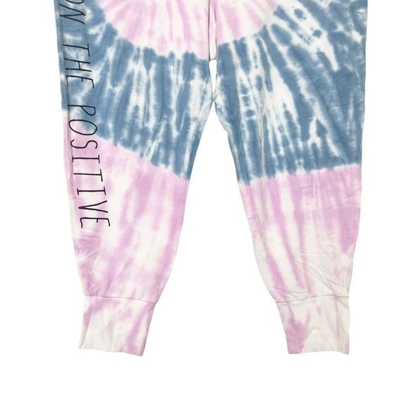 Torrid Focus On The Positive Super Soft Tie-Dye Fleece Joggers, Size 3 - Picture 3 of 7
